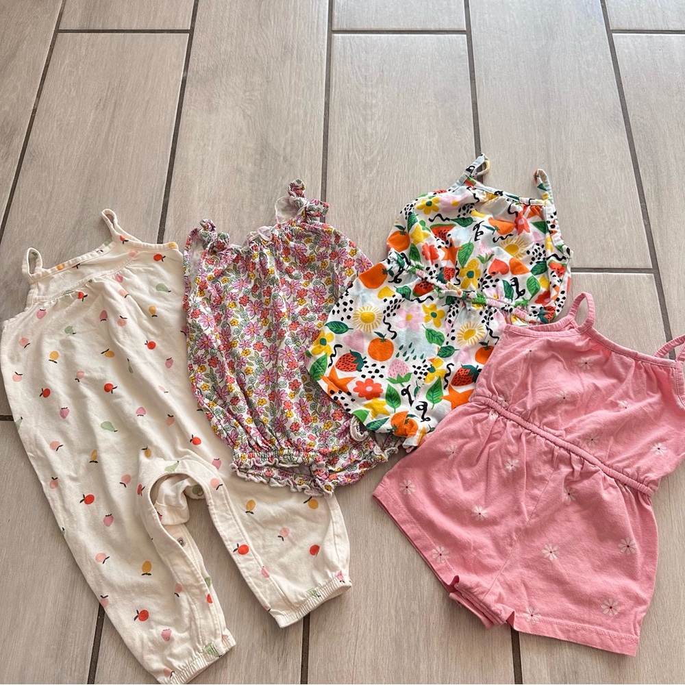 Baby Girl Romper Bundle